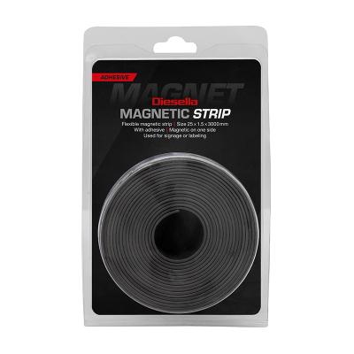 Magnetbånd 25x1,5mmx3m med klæb